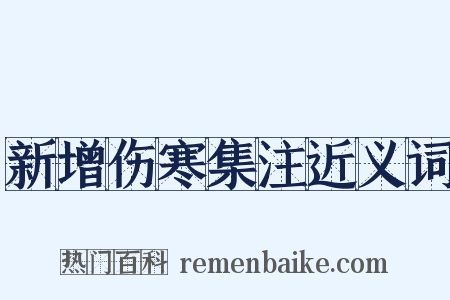 新增伤寒集注近义词是什么意思的图片